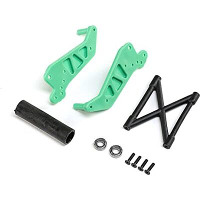 TEAM LOSI RACING Wheelie Bar Set Green: LMT TEAM LOSI RACING Wheelie Bar Set Green: LMT