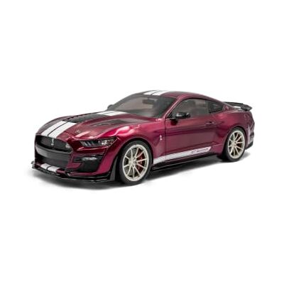 Solido Shelby Mustang GT500KR Modelo de Coche 1:18 Muscle Car Rojo Solido Shelby Mustang GT500KR Modelo de Coche 1:18 Muscle Car Rojo