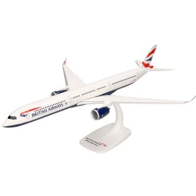 Herpa Miniatura del avión British Airways Airbus A350-1000 – G-XWBG Snap-Fit, Escala 1/200, Modelo prefabricado, maqueta de colleción, modelismo, Avion con Soporte, Figura plástico Herpa Miniatura del avión British Airways Airbus A350-1000 – G-XWBG Snap-Fit, Escala 1/200, Modelo prefabricado, maqueta de colleción, modelismo, Avion con Soporte, Figura plástico