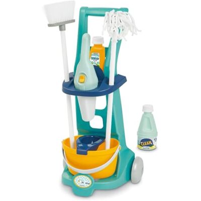 Ecoiffier Carrito DE Limpieza, Multicolor (760000), Ecoiffier Carrito DE Limpieza, Multicolor (760000),