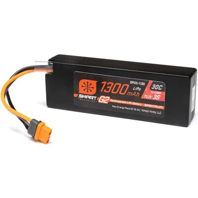Spektrum 11.1V 1300mAh 3S Smart G2 Batería LiPo - Batería LiPo Spektrum 11.1V 1300mAh 3S Smart G2 Batería LiPo - Batería LiPo