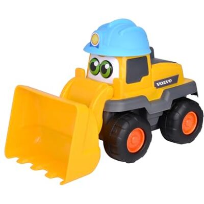 Dickie Toys ABC Vehículo de Obra Lucy Loader 25cm- para Niños a partir de 1 Año, Gran Cargadora de Ruedas Volvo, Pala Excavadora y Bocina, Vehículo de Juguete para Niños a partir de 12 Meses () Dickie Toys ABC Vehículo de Obra Lucy Loader 25cm- para Niños a partir de 1 Año, Gran Cargadora de Ruedas Volvo, Pala Excavadora y Bocina, Vehículo de Juguete para Niños a partir de 12 Meses ()
