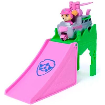 Paw Patrol : The Dino Movie, Jump Shift Racers de Chase con vehículo de policía Que se da la Vuelta y se transforma, Juguetes para niños y niñas preescolares, a Partir de 3 años Paw Patrol : The Dino Movie, Jump Shift Racers de Chase con vehículo de policía Que se da la Vuelta y se transforma, Juguetes para niños y niñas preescolares, a Partir de 3 años