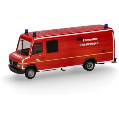 Herpa Miniatura del Coche Mercedes-Benz Vario, «Bomberos de Berlín/Vehículo de Operaciones de telecomunicaciones», Escala 1:87, maqueta de colección, modelismo, Modelo alemán, Figura de plástico Herpa Miniatura del Coche Mercedes-Benz Vario, «Bomberos de Berlín/Vehículo de Operaciones de telecomunicaciones», Escala 1:87, maqueta de colección, modelismo, Modelo alemán, Figura de plástico