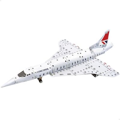 ColorBaby Smart Theory Juego de construcción avión, Modelo Concorde, +260 pcs Metal, Incluye Herramientas Montaje, Regalo niño 8 años, Maquetas, Juguete Educativo, Stem, Regalos Originales () ColorBaby Smart Theory Juego de construcción avión, Modelo Concorde, +260 pcs Metal, Incluye Herramientas Montaje, Regalo niño 8 años, Maquetas, Juguete Educativo, Stem, Regalos Originales ()