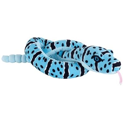 WILD REPUBLIC Snakes Eco Cascabel Azul, Animal de Peluche, 137 cm, Juguete de Peluche, Relleno de Botellas de Agua Recicladas Hiladas, Ecológico WILD REPUBLIC Snakes Eco Cascabel Azul, Animal de Peluche, 137 cm, Juguete de Peluche, Relleno de Botellas de Agua Recicladas Hiladas, Ecológico