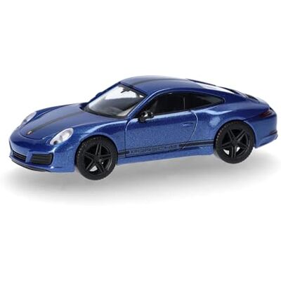 Herpa Miniatura del Coche Porsche 911 (991) Carrera 4 S, Escala 1/87, maqueta de colección, modelismo, Modelo alemán, Figura plástico, Azul Zafiro Herpa Miniatura del Coche Porsche 911 (991) Carrera 4 S, Escala 1/87, maqueta de colección, modelismo, Modelo alemán, Figura plástico, Azul Zafiro