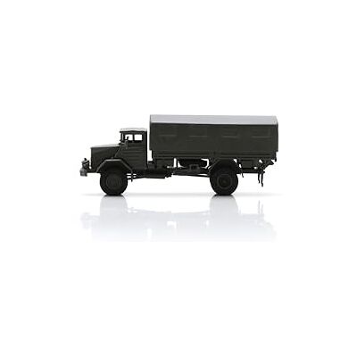 Schuco Bundeswehr Man 630 L2AE Verde Oliva 1:87 – Modelo Die-Cast Militar, Diorama H0 Schuco Bundeswehr Man 630 L2AE Verde Oliva 1:87 – Modelo Die-Cast Militar, Diorama H0