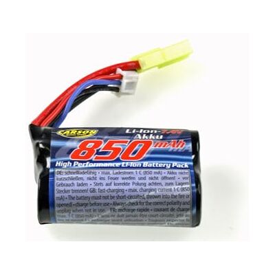 Carson batería de Li-Ion 7,4 V / 850mAh, Accesorios Carson batería de Li-Ion 7,4 V / 850mAh, Accesorios