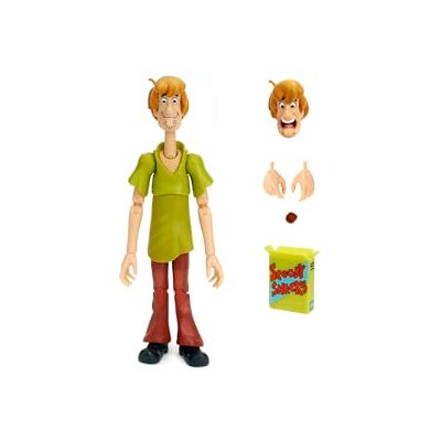 Jada Scooby-Doo Figura Shaggy Rogers 15 cm articulada, más de 25 Puntos articulación, Accesorios Intercambiables, Caja Ventana coleccionista, Licencia Oficial, 13 años () Jada Scooby-Doo Figura Shaggy Rogers 15 cm articulada, más de 25 Puntos articulación, Accesorios Intercambiables, Caja Ventana coleccionista, Licencia Oficial, 13 años ()