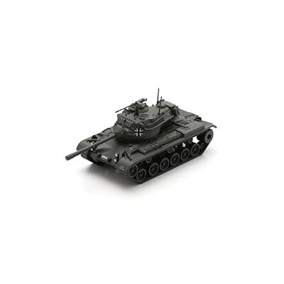 Schuco Tanque M47 Bundeswehr Verde Oliva 1:87 – Modelo Die-Cast Militar, Diorama H0 Schuco Tanque M47 Bundeswehr Verde Oliva 1:87 – Modelo Die-Cast Militar, Diorama H0