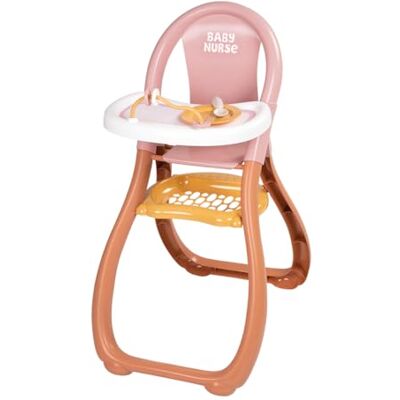 Smoby Baby Nurse Trona para muñecas de hasta 42 cm Accesorios incluidos A Partir de 18 Meses Fabricado en Francia Smoby Baby Nurse Trona para muñecas de hasta 42 cm Accesorios incluidos A Partir de 18 Meses Fabricado en Francia