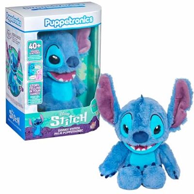 Famosa Puppetronic Stitch Muñeco Animatrónico Interactivo, Movimiento de Cabeza y Boca con Sensor Táctil, Sonidos Auténticos, Tecnología para Comunicación con Angel, Experiencia Inmersiva, () Famosa Puppetronic Stitch Muñeco Animatrónico Interactivo, Movimiento de Cabeza y Boca con Sensor Táctil, Sonidos Auténticos, Tecnología para Comunicación con Angel, Experiencia Inmersiva, ()