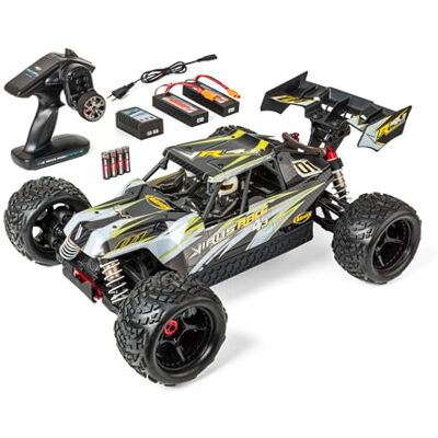 Carson 1:8 Virus Race 4.3 4S brushless 100% RTR Blanco Buggy RC, Coche teledirigido Offroad, Vehículo RC 80 km/h Carson 1:8 Virus Race 4.3 4S brushless 100% RTR Blanco Buggy RC, Coche teledirigido Offroad, Vehículo RC 80 km/h