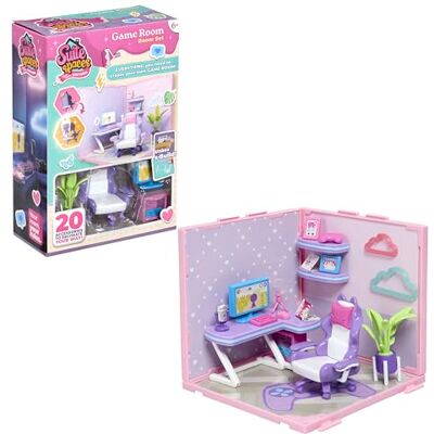 Bizak Suite Spaces Diseña tu Sala Gamer, Set DIY Modular Personalizable con Muebles y Accesorios, Incluye 20 Accesorios y Papeles Decorativos, para niñas Desde 6 años () Bizak Suite Spaces Diseña tu Sala Gamer, Set DIY Modular Personalizable con Muebles y Accesorios, Incluye 20 Accesorios y Papeles Decorativos, para niñas Desde 6 años ()