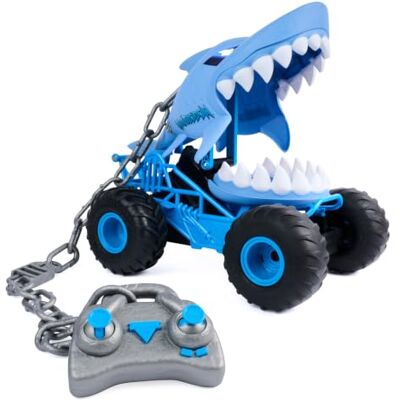 Monster Cable Megalodon Monster Truck RC 1:15 Coche Teledirigido 4+ Monster truck teledirigido Megalodon a escala 1:15 con 3 modos de acción, cadena rompible y control remoto. Monster Cable Megalodon Monster Truck RC 1:15 Coche Teledirigido 4+ Monster truck teledirigido Megalodon a escala 1:15 con 3 modos de acción, cadena rompible y control remoto.