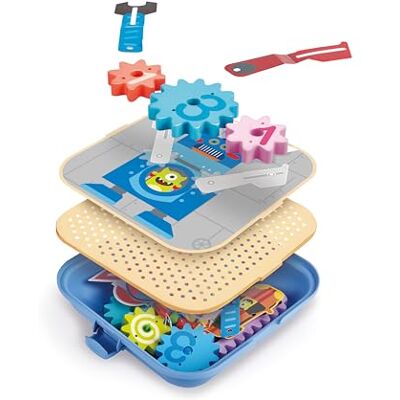 Hape Juego de Engranajes y construcción Hape Juego de Engranajes y construcción