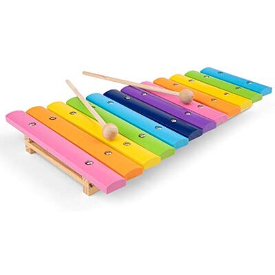 Woet ® Xilófono de Juguete de Madera para Niños 12 Barras con 2 Baquetas Incluye Libro Musical Juguete Musical Educativo A Partir de 2 Años Woet ® Xilófono de Juguete de Madera para Niños 12 Barras con 2 Baquetas Incluye Libro Musical Juguete Musical Educativo A Partir de 2 Años