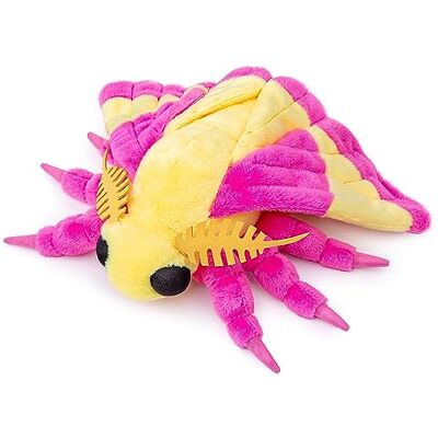 Tiny Heart Animal de Peluche de Polilla del Arce Rosado 27cm/11 Juguete Realista Insecto Encantador Suave de Felpa para Niños y Niñas Rosa Tiny Heart Animal de Peluche de Polilla del Arce Rosado 27cm/11 Juguete Realista Insecto Encantador Suave de Felpa para Niños y Niñas Rosa