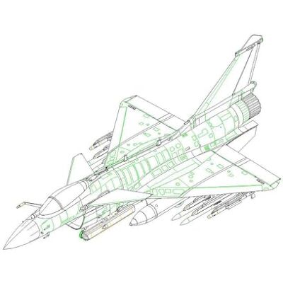 Trumpeter 751698-1/72 J-10C Escala 1:72 Trumpeter 751698-1/72 J-10C Escala 1:72