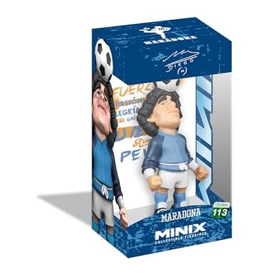 MINIX BANDAI Figura de colección 12cm Maradona Calentamiento ''Life is Life''- Coleccionables para Exhibición Idea de Regalo Juguetes para Niños Y Adultos Fans De Fútbol (MN) MINIX BANDAI Figura de colección 12cm Maradona Calentamiento ''Life is Life''- Coleccionables para Exhibición Idea de Regalo Juguetes para Niños Y Adultos Fans De Fútbol (MN)