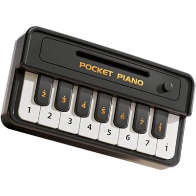 Piceioep Piano de juguete educativo multifuncional para estimular interés musical y fomentar las habilidades sensoriales con construcción de Piano portátil Piceioep Piano de juguete educativo multifuncional para estimular interés musical y fomentar las habilidades sensoriales con construcción de Piano portátil