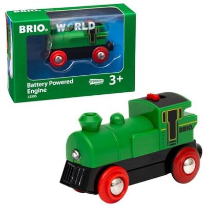 Brio Locomotora a Pilas, Color Verde () Brio Locomotora a Pilas, Color Verde ()