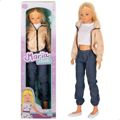 ColorBaby Maria Casual Muñeca Grande Falda, 105 cm, Accesorios incluidos, Muñecas para peinar, Juegos de rol, Juguetes para niños, Niñas + 3 años () ColorBaby Maria Casual Muñeca Grande Falda, 105 cm, Accesorios incluidos, Muñecas para peinar, Juegos de rol, Juguetes para niños, Niñas + 3 años ()