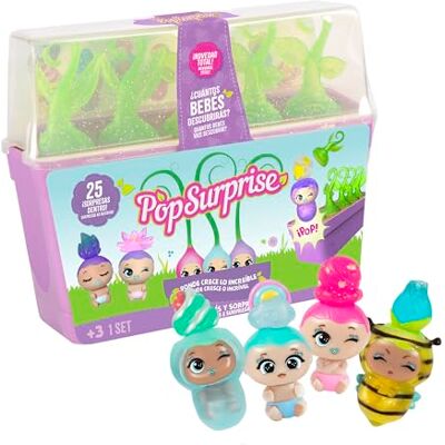 Bizak Pop Surprise Mega Set Bebés y Sorpresas, 5 cápsulas con bebés, Accesorios y Piscina, Gender Reveal, Disfraces Intercambiables, +50 para coleccionar, a Partir de 3 años () Bizak Pop Surprise Mega Set Bebés y Sorpresas, 5 cápsulas con bebés, Accesorios y Piscina, Gender Reveal, Disfraces Intercambiables, +50 para coleccionar, a Partir de 3 años ()