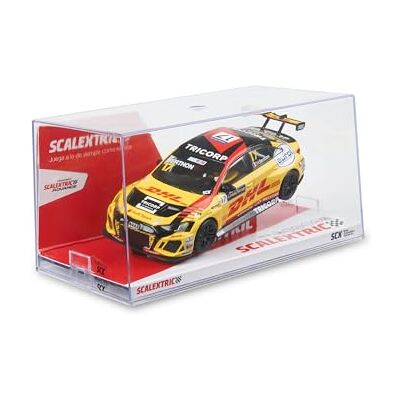 Scalextric Coche de Carreras Original Coche Slot Escala 1:32 (Audi RS3 LMS TCR DHL) Scalextric Coche de Carreras Original Coche Slot Escala 1:32 (Audi RS3 LMS TCR DHL)