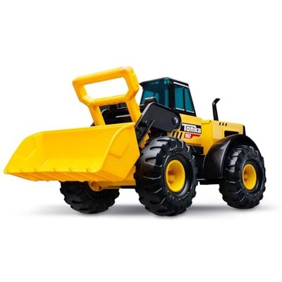 Tonka Basic Fun Steel Classics Cargador Frontal, Juguetes de construcción, vehículos de Juguete para Juego Creativo, camión Grande para niños y niñas a Partir de 3 años, Amarillo/Negro Tonka Basic Fun Steel Classics Cargador Frontal, Juguetes de construcción, vehículos de Juguete para Juego Creativo, camión Grande para niños y niñas a Partir de 3 años, Amarillo/Negro