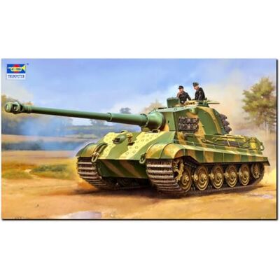 Trumpeter HobbyBoss 750-1/16 Pz. Kpfw. VI SD Auto 182 Tiger II, Henschel 105 mm Escala 1:16 Trumpeter HobbyBoss 750-1/16 Pz. Kpfw. VI SD Auto 182 Tiger II, Henschel 105 mm Escala 1:16