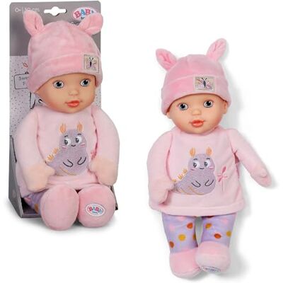 Baby born for Babies Sweetie Pink 30 cm, muñeca de Tela con sonajero Cuerpo de tela suave, sonajero integrado, lavable a 30 °C, primer compañero de mimos, desde el nacimiento Baby born for Babies Sweetie Pink 30 cm, muñeca de Tela con sonajero Cuerpo de tela suave, sonajero integrado, lavable a 30 °C, primer compañero de mimos, desde el nacimiento