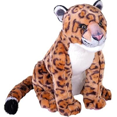 WILD REPUBLIC Artist Collection Jaguar, Peluche, 33 cm, Relleno de Botellas de Agua recicladas WILD REPUBLIC Artist Collection Jaguar, Peluche, 33 cm, Relleno de Botellas de Agua recicladas