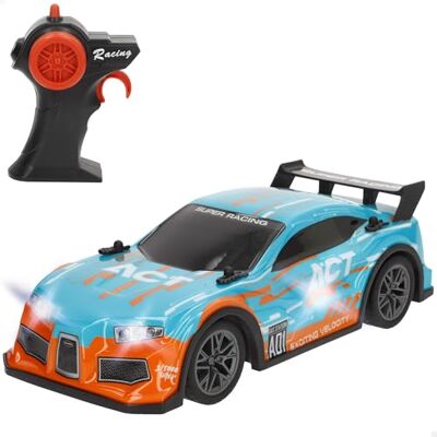 ColorBaby Speed & Go Coche teledirigido, Escala 1:16, Luz y Sonido, 6 direcciones, 2.4 GH.z, Velocidad 8 km/h, Alcance de 25 Metros, Radiocontrol niño, Coches para niños, Regalos niño 4 años () ColorBaby Speed & Go Coche teledirigido, Escala 1:16, Luz y Sonido, 6 direcciones, 2.4 GH.z, Velocidad 8 km/h, Alcance de 25 Metros, Radiocontrol niño, Coches para niños, Regalos niño 4 años ()