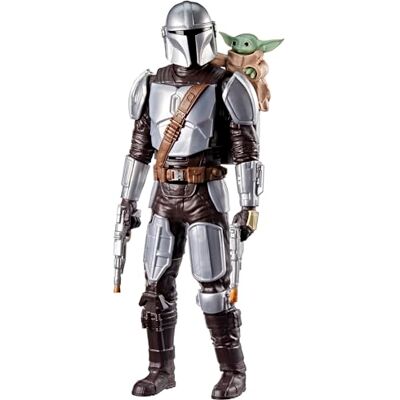 Star Wars The Mandalorian & Grogu, Bláster cazarrecompensas, Figura de acción de 28 cm con Efectos de Sonido y Frases, Juguetes interactivos para niños y niñas, Edad: 4+ Star Wars The Mandalorian & Grogu, Bláster cazarrecompensas, Figura de acción de 28 cm con Efectos de Sonido y Frases, Juguetes interactivos para niños y niñas, Edad: 4+
