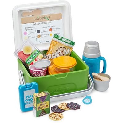 Melissa & Doug Conjunto de nevera de campamento - Juego de imitación para niños de 3+ Melissa & Doug Conjunto de nevera de campamento - Juego de imitación para niños de 3+