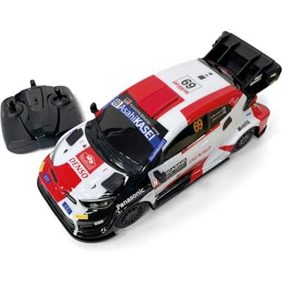 Mondo Motors Toyota GR Yaris WRC, Modelo a Escala 1:14, baterías Recargables Incluidas, Coche de Juguete Mondo Motors Toyota GR Yaris WRC, Modelo a Escala 1:14, baterías Recargables Incluidas, Coche de Juguete