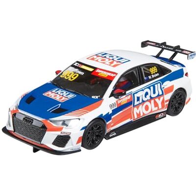 Scalextric Vehículo de Carreras Original Coche Slot Escala 1:32 (Audi RS3 LMS TCR Liqui Moly) Scalextric Vehículo de Carreras Original Coche Slot Escala 1:32 (Audi RS3 LMS TCR Liqui Moly)