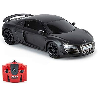 CMJ RC Cars , Coche de Control Remoto Oficial con Luces de Trabajo, Control por Radio Control RC Escala 1:24, 2.4 GHz (Negro) CMJ RC Cars , Coche de Control Remoto Oficial con Luces de Trabajo, Control por Radio Control RC Escala 1:24, 2.4 GHz (Negro)