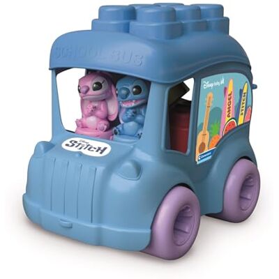 Clementoni Soft Clemmy Stitch Bus Sensorial Interactivo 8 Bloquecitos Blandos, Desarrolla Manualidad y Percepción Táctil, 18+ Meses, 28x18,5x24 cm, Clementoni Soft Clemmy Stitch Bus Sensorial Interactivo 8 Bloquecitos Blandos, Desarrolla Manualidad y Percepción Táctil, 18+ Meses, 28x18,5x24 cm,