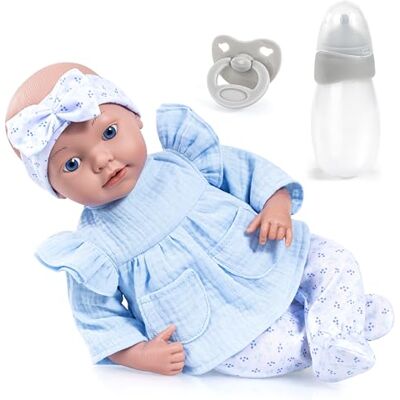 Bayer Design Muñeca bebé de Verdad Reborn, Realista, 38 cm, Chupete Bayer Design Muñeca bebé de Verdad Reborn, Realista, 38 cm, Chupete