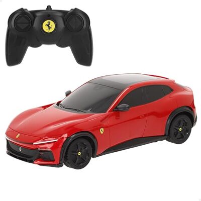 ColorBaby RASTAR Coche RC Ferrari Purosangue, Escala 1.24, Réplica Mando teledirigido, Puertas abatibles, Detalles fieles, Coches coleccionismo, para niños y niñas Desde 6 años (41370) ColorBaby RASTAR Coche RC Ferrari Purosangue, Escala 1.24, Réplica Mando teledirigido, Puertas abatibles, Detalles fieles, Coches coleccionismo, para niños y niñas Desde 6 años (41370)