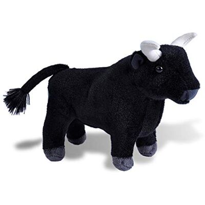 WILD REPUBLIC Spanish Bull, Toro espganol, Peluche, Cuddlekins Mini, 20cm, Color negro , color/modelo surtido WILD REPUBLIC Spanish Bull, Toro espganol, Peluche, Cuddlekins Mini, 20cm, Color negro , color/modelo surtido