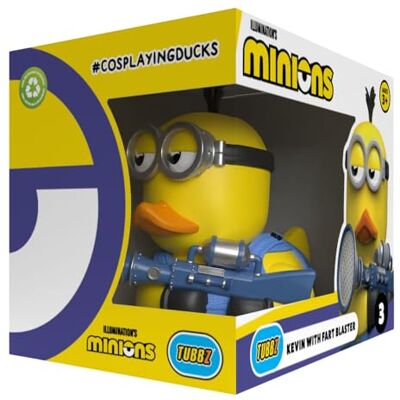TUBBZ Caja Edición: Minions Kevin (Fart Blaster) Figura Coleccionable de Pato de Goma Disfrazado TUBBZ Caja Edición: Minions Kevin (Fart Blaster) Figura Coleccionable de Pato de Goma Disfrazado