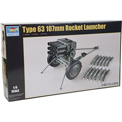 Trumpeter 01920 Kit Modelo PLA Tipo 63 107mm Lanzacohetes Trumpeter 01920 Kit Modelo PLA Tipo 63 107mm Lanzacohetes