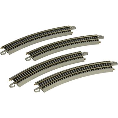 Bachmann Industries Inc. Bachmann Trenes E-Z Track Reversing Curva de Radio 18" - Escala Ho Vía Bachmann Industries Inc. Bachmann Trenes E-Z Track Reversing Curva de Radio 18" - Escala Ho Vía