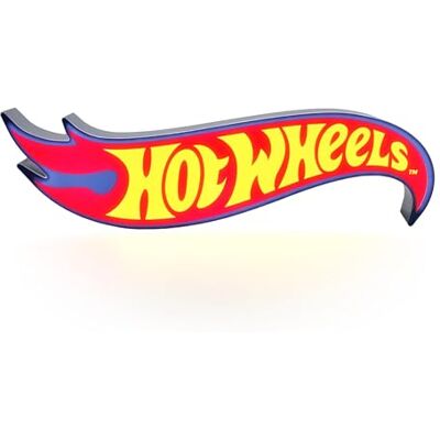 Paladone Hot Wheels Luz Nocturna con Logotipo de Carreras, decoración de Sala de Juegos y Regalo para niños y niñas, Accesorio de Coche de Juguete y Dormitorio y luz Nocturna para niños , Unica Paladone Hot Wheels Luz Nocturna con Logotipo de Carreras, decoración de Sala de Juegos y Regalo para niños y niñas, Accesorio de Coche de Juguete y Dormitorio y luz Nocturna para niños , Unica