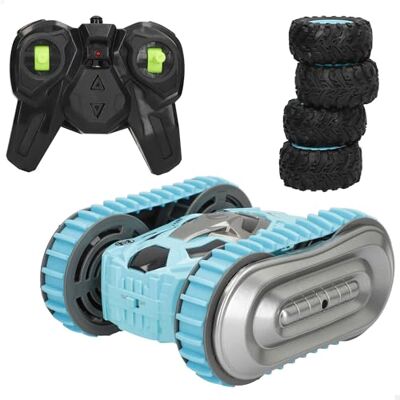 ColorBaby Speed & Go Coche teledirigido Todoterreno Nitro RC, Diseño 2 en 1 (con orugas y Ruedas), 2.4 GHz, Gira 360°, Envío Aleatorio, Recomendado a Partir de 6 años, 6 Pilas AA (N/I) () ColorBaby Speed & Go Coche teledirigido Todoterreno Nitro RC, Diseño 2 en 1 (con orugas y Ruedas), 2.4 GHz, Gira 360°, Envío Aleatorio, Recomendado a Partir de 6 años, 6 Pilas AA (N/I) ()