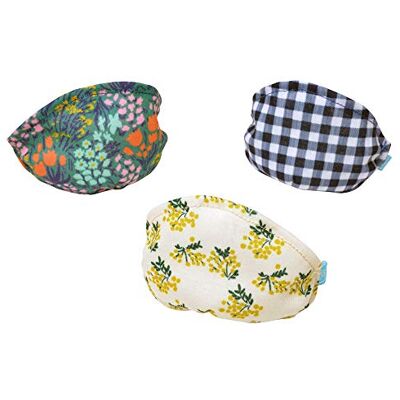 Manhattan Toy Mascaras de juego de tela para animales de peluche y muñecas con correa ajustable, multicolor, talla única Manhattan Toy Mascaras de juego de tela para animales de peluche y muñecas con correa ajustable, multicolor, talla única